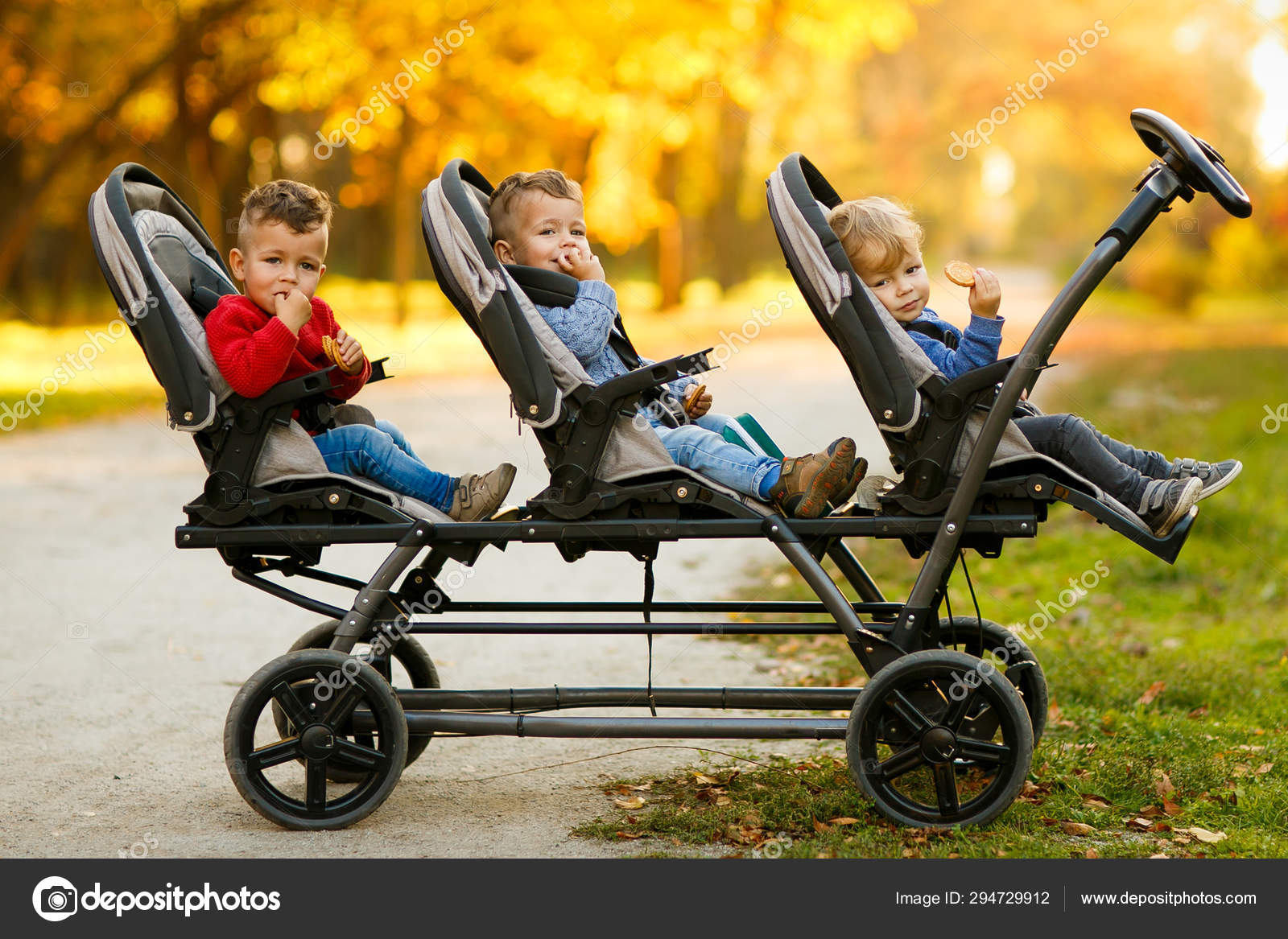 triplet newborn stroller