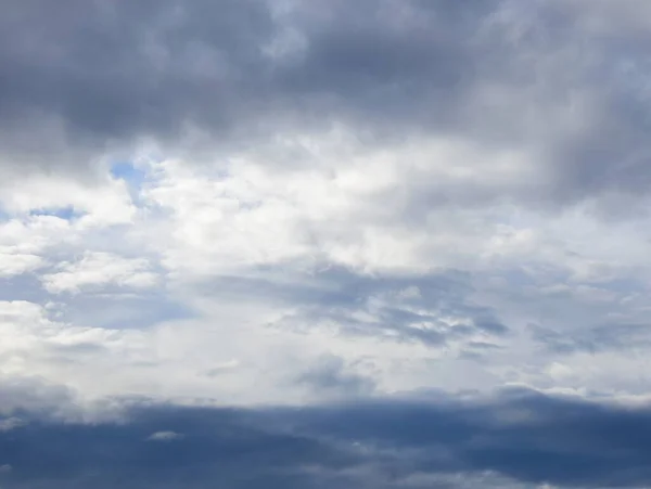 Bakgrund Mörka Regn Moln Himlen Efter Regnig Natt — Stockfoto