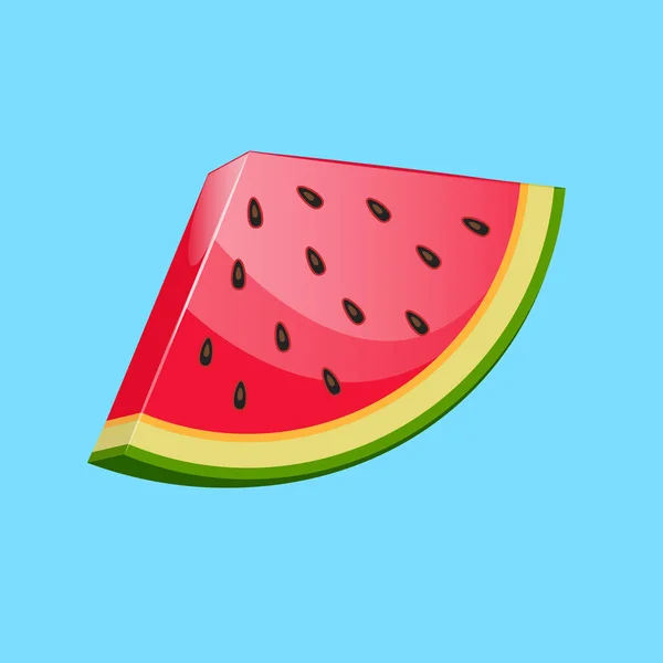 Watermelon Vector icon — Stock Vector