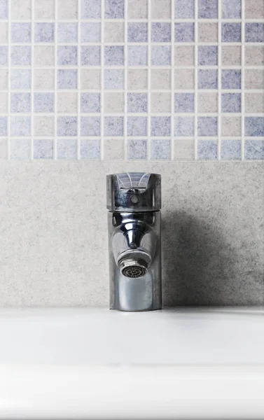 Faucets Front Mosaikkfliser – stockfoto
