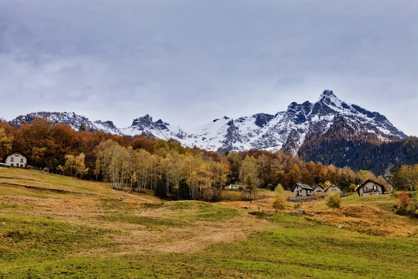 Autumn Mountain Landscape Warm Color — Stock Photo, Image