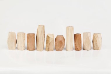 Ahşap el yapımı dengesini bloklar oyun uyumlu