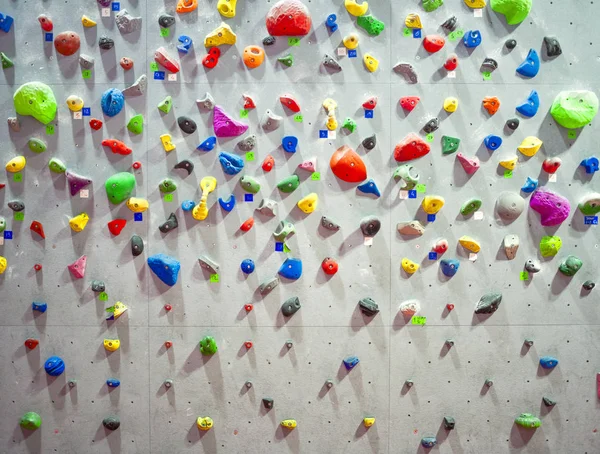 Oh renkli kapalı yüksek boş tırmanma gri duvar tam tutar