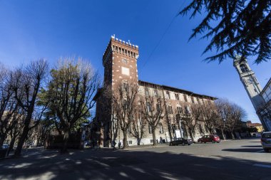 Rho, İtalya, Ocak 2019 - Rho Belediye Binası yan görünüm