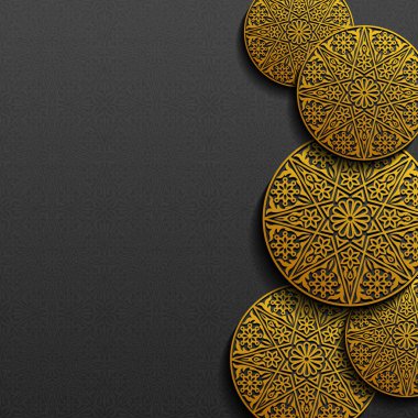 Geleneksel çiçek süsleme ile arka plan