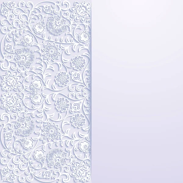 Arrière-plan avec ornement floral vintage — Image vectorielle