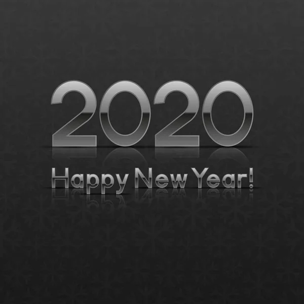 Neujahrsgrußkarte 2020 — Stockvektor