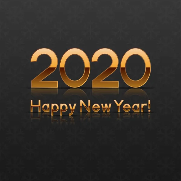 2020年新年贺卡 — 图库矢量图片