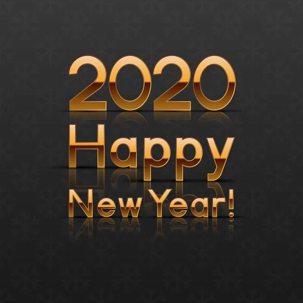 2020 New Year���s Greeting Card — Stock Vector