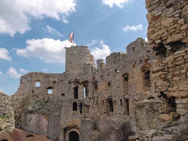 Château Ogrodzieniec Château Médiéval Ruine Pologne — Photo