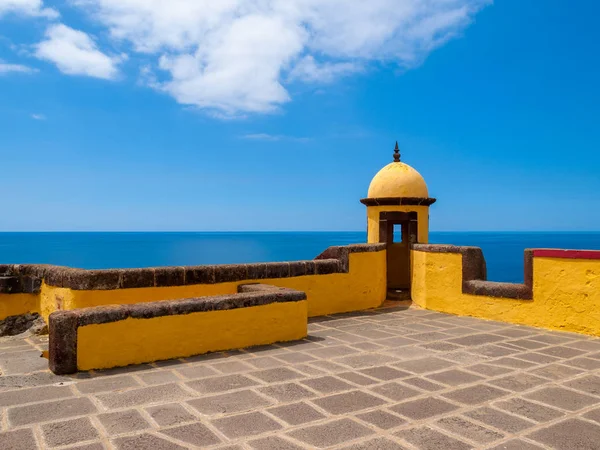 Blick Auf Die Alte Burg Fortaleza Sao Tiago Funchal Madeira — Stockfoto