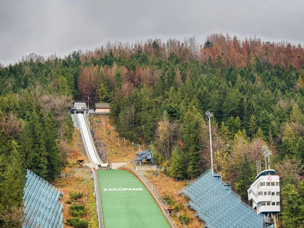 Utsikt Över Hoppbacken Zakopane — Stockfoto