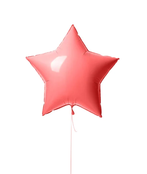 Image of single big red latex balloon for birthday party — Stock Photo, Image