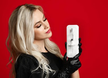 Kadın iğne anti-kırışıklık ve cilt gençleştirici Mezoterapi olmadan canlandırıcı şırınga tutun