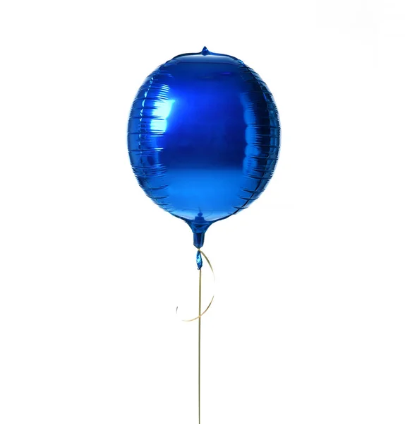 Grote ronde grote metalen ronde latex ballon voor de partij van de kindverjaardag geïsoleerd op een witte — Stockfoto