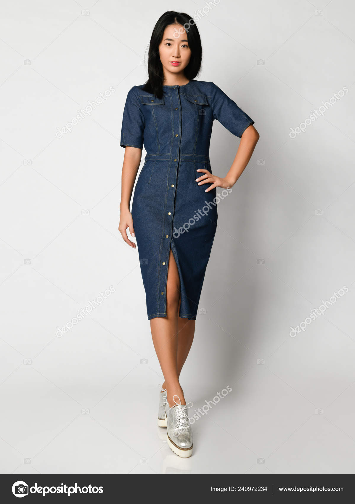 full jeans dress