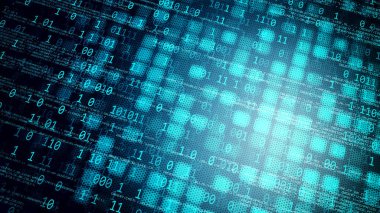 Bilgi ve veri akışı, exchange ve Internet üzerinde işlem Internet Technology.Conceptual görselleştirme