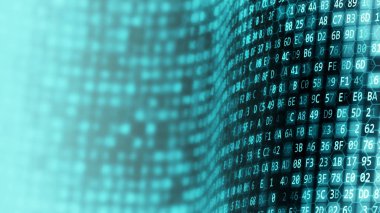 Bilgi ve veri akışı, exchange ve Internet üzerinde işlem Internet Technology.Conceptual görselleştirme