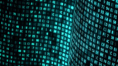 Bilgi ve veri akışı, exchange ve Internet üzerinde işlem Internet Technology.Conceptual görselleştirme