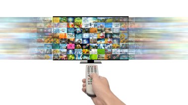 Internet, Multimedya ve geniş bant eğlence teknoloji akış