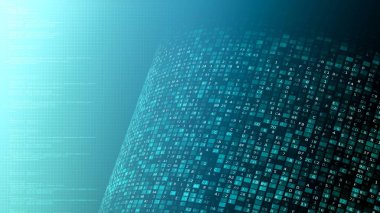 Nasıl Internet veri ve kod programlama gibi görünüyor bilgi teknolojisi sanal dünyada bir kavramsal görüntü