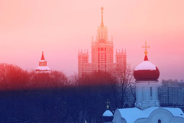 Piękne zdjęcia budynków w mieście Moskwa — Zdjęcie stockowe
