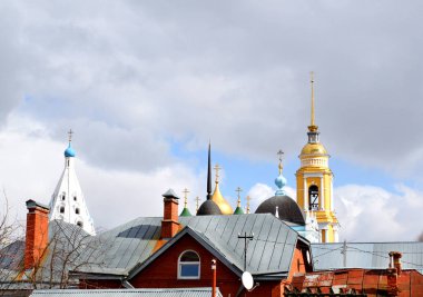 Kolomna Ortodoks Hıristiyan Kilisesi soyut fotoğrafladı