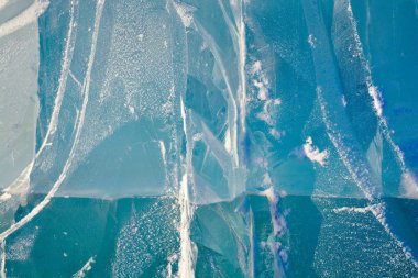 Buz doku. Donmuş su. Kış arka plan  