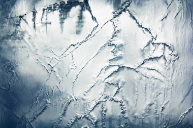 Buz doku. Donmuş su. Kış arka plan 