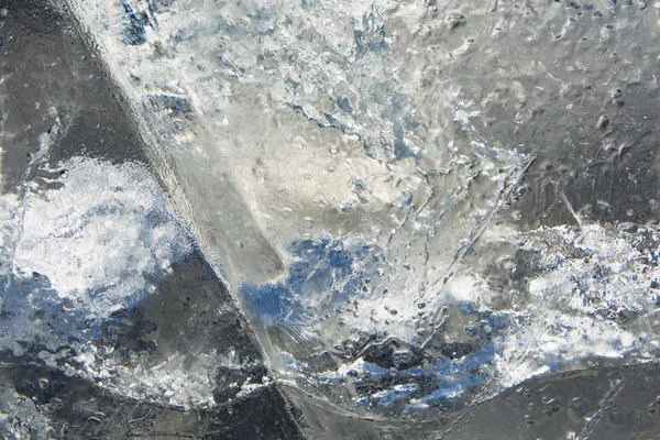 Структура Льда Замерзшая Вода — стоковое фото