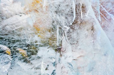 Buz doku. Donmuş su. Kış arka plan  