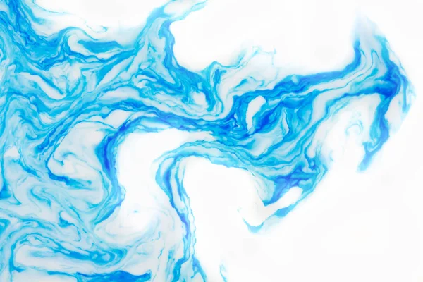 Abstracto Hermoso Patrón Mármol Azul Estilo Oriental Pintura Ebru Agua — Foto de Stock