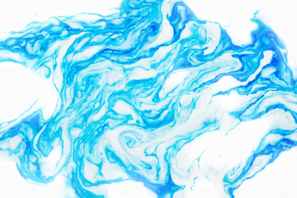 Abstracto Hermoso Patrón Mármol Azul Estilo Oriental Pintura Ebru Agua — Foto de Stock