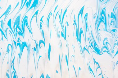 Soyut, güzel ve çok renkli desen modern resim. Su ile akrilik Ebru boyama Doğu tarzı swirls Ebru ile boyar. Şık renk kombinasyonu, hakiki lüks  