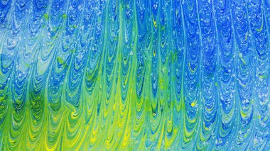 Soyut güzel mavi mermer desen. Su ile akrilik Ebru boyama Doğu tarzı swirls boyar. Renk, doğal lüks şık bir karışımı.  