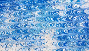 Güzel soyut Ebru çizim tekniği. Ebru su ile Akrilik boyalar boyama Türk usulü dalgalar katlanmış. Doğal lüks şık bir arada