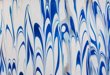 Güzel soyut Ebru çizim tekniği. Ebru su ile Akrilik boyalar boyama Türk usulü dalgalar katlanmış. Doğal lüks şık bir arada