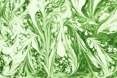 Güzel soyut Ebru çizim tekniği. Ebru su ile Akrilik boyalar boyama Türk usulü dalgalar katlanmış. Doğal lüks şık bir arada