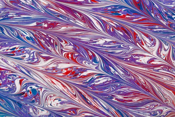 Mooie Abstracte Ebru Tekening Techniek Turkse Stijl Van Schilderen Ebru — Stockfoto