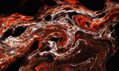 Güzel soyut resim teknikleri Ebru çizim. Türk stilinde Ebru boyama ile su üzerine akrilik boyalar dalgalara katlanmış. Doğal lüksün şık bir kombinasyonu. Çağdaş marming sanatı