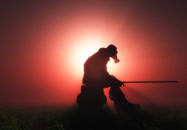 Adam maske., 3d render