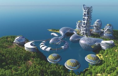 33d sahil şeridindeki Gelecek Şehir