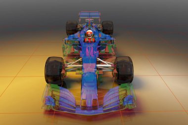 Şeffaf model arabalar.