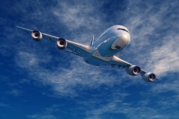 Um avião de passageiros — Fotografia de Stock