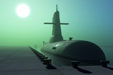 The military ship