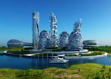 33d sahil şeridindeki Gelecek Şehir