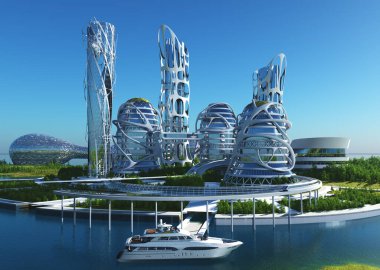 33d sahil şeridindeki Gelecek Şehir