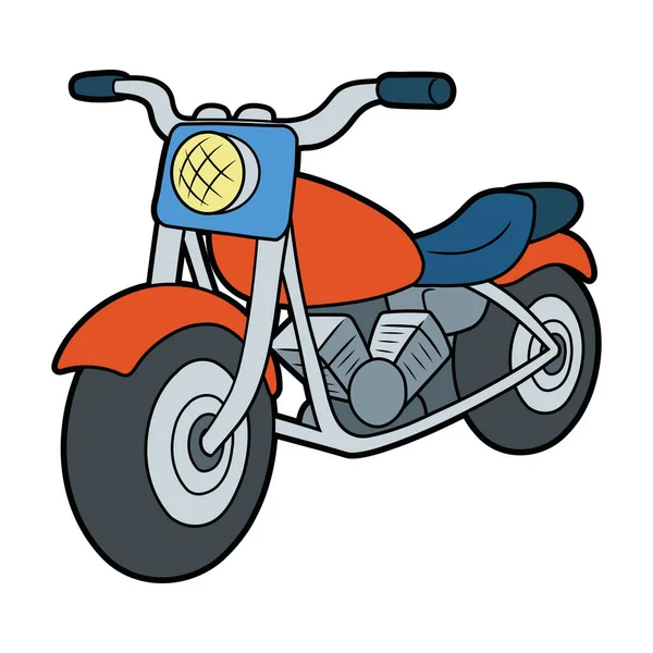 Illustration of a motorcycle — Stock Vector