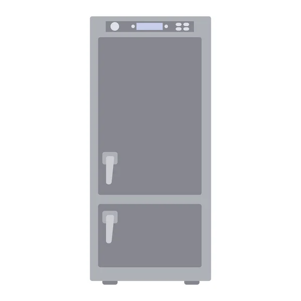 Ilustración de un icono plano refrigerador — Vector de stock