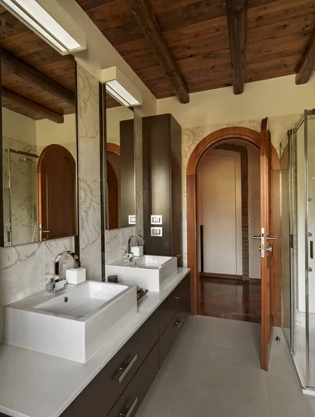 Interior view of a modern bathroom — Stock Photo, Image